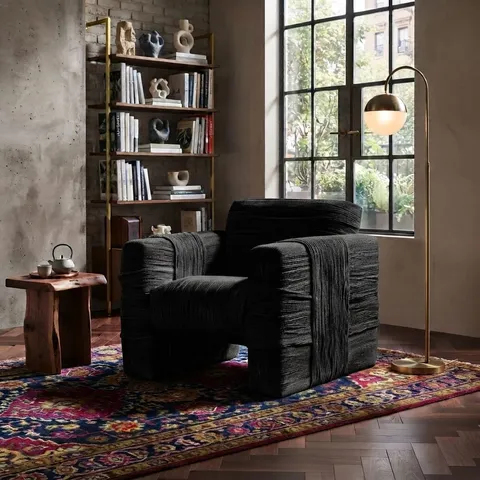 The Azero Armchair — Black