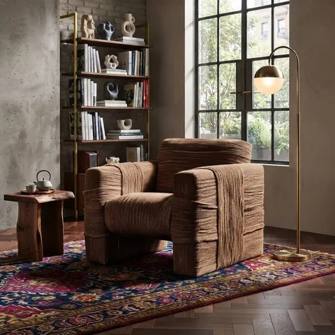 The Azero Armchair — Brown