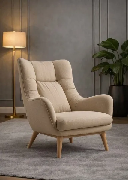 The Ciara Chair — Beige
