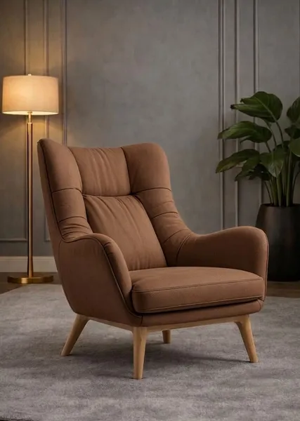 The Ciara Chair — Brown