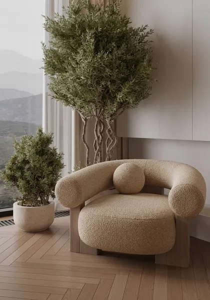 The Feyra Chair — Beige