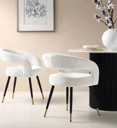 The Gilded Chair — White