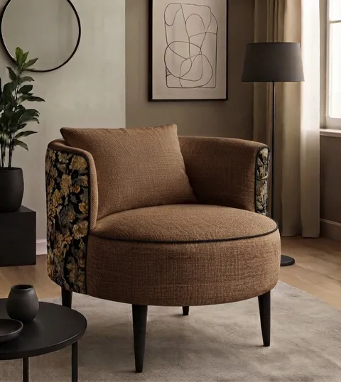 The Iris Chair — Brown