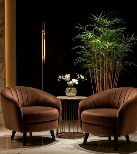 The Jewel Chair — Brown