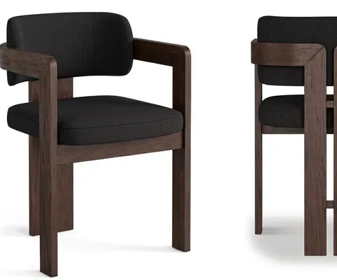 Karoo Curve Chair — Black