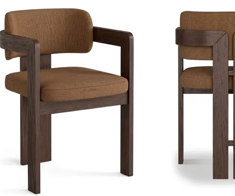 Karoo Curve Chair — Brown