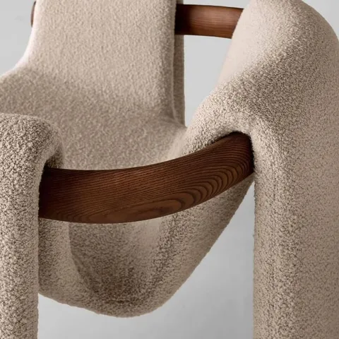 The Poppy Chair — detail view