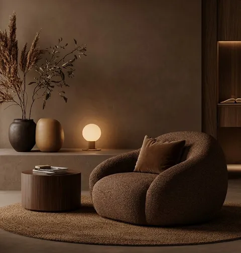 The Rowan Chair — Brown