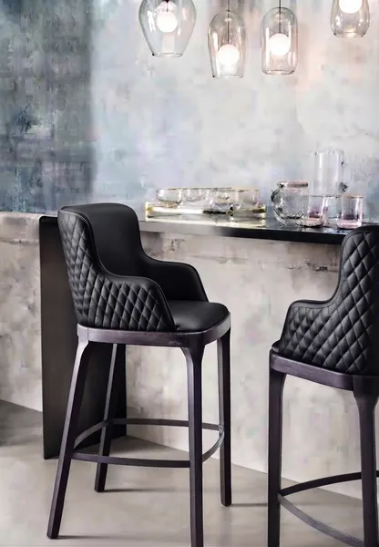 The Spectre Bar Stool — Black