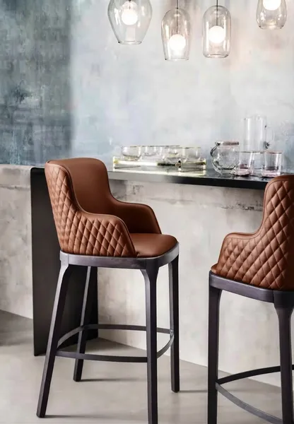 The Spectre Bar Stool — Brown