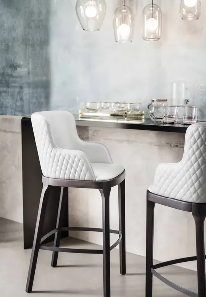 The Spectre Bar Stool — White