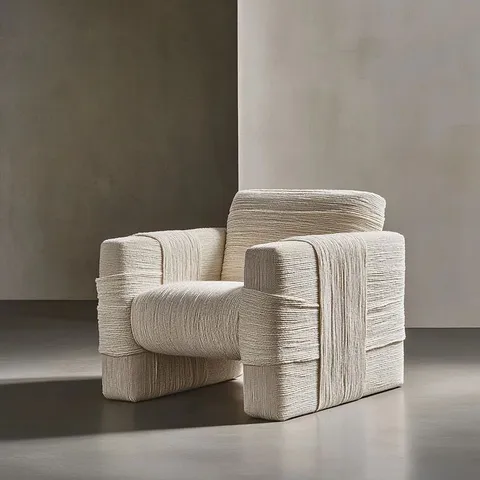 The Azero Armchair — Beige