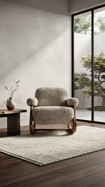 The Bianca Rocking Chair — detail view