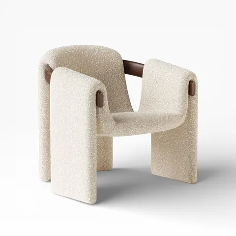 The Poppy Chair — detail view
