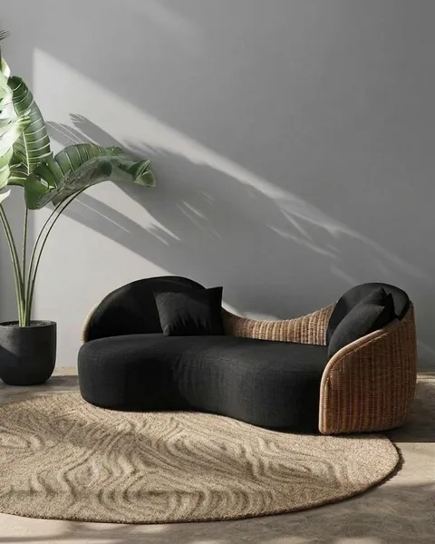 The Cabana Sofa — Black