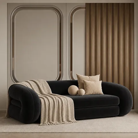 The Gaia Sofa — Black