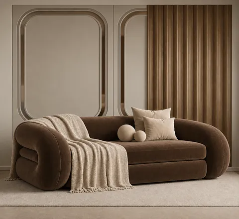The Gaia Sofa — Brown