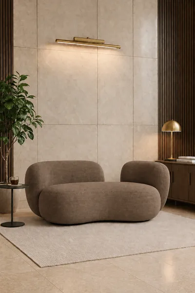 The Lotus Sofa — Brown