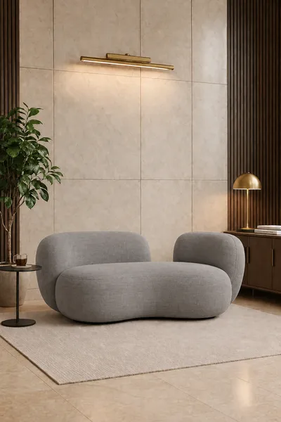 The Lotus Sofa — Gray
