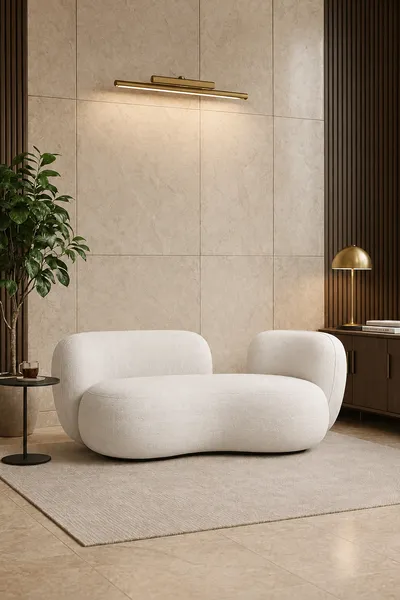 The Lotus Sofa — White