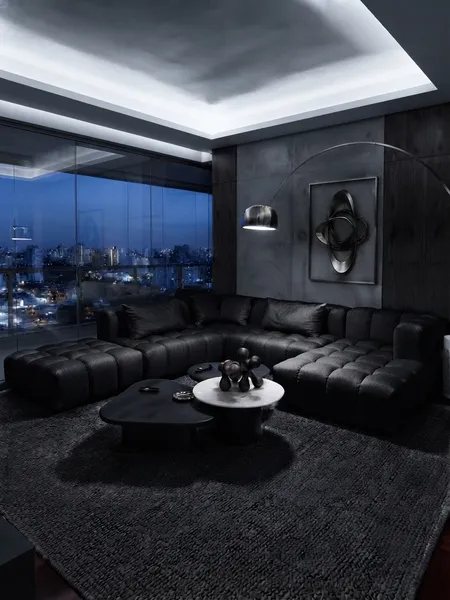 The Malik Sofa — Black