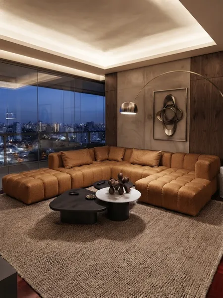 The Malik Sofa — Brown