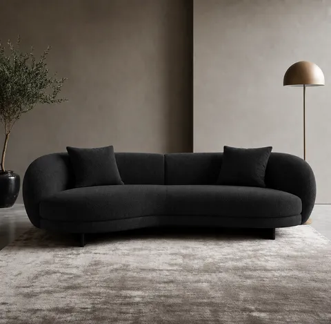 The Opal Sofa — Black
