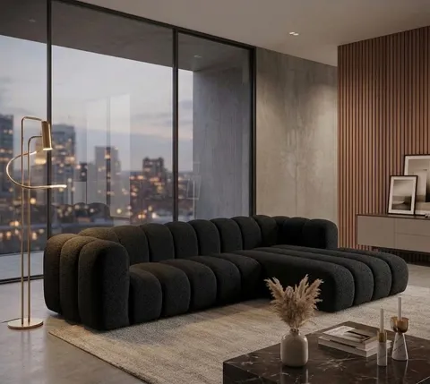 The Sienna Sofa — Black