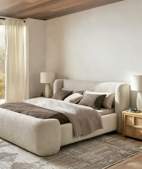 Alara Bed Set - Headboard & Base — view 2