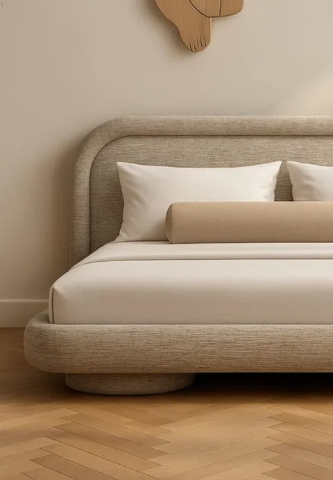 Largo Bed Set - Headboard & Base — view 2